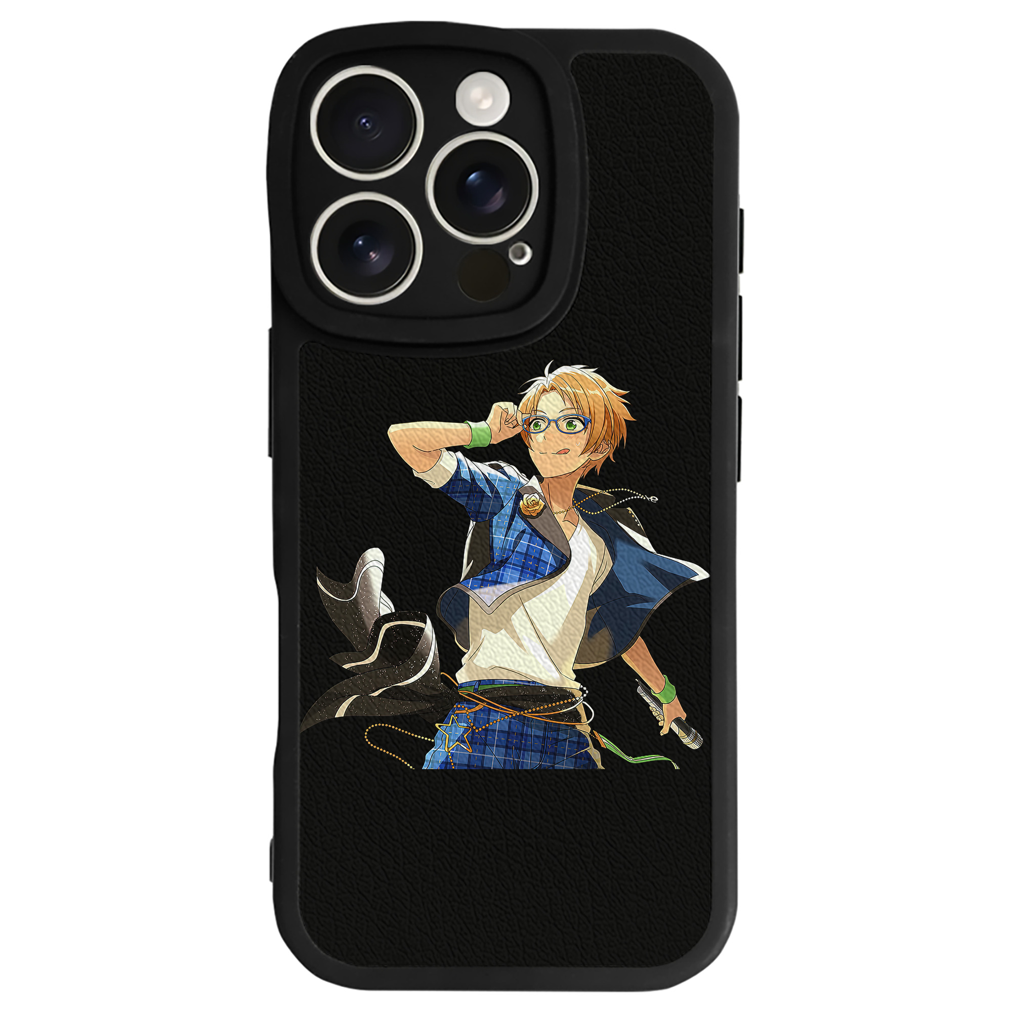 （画像用） あんさんぶるスターズ! Ensemble Stars 【iPhone 16シリーズ対応】シリコンスマホケース（レザー調） 材質：シリコン